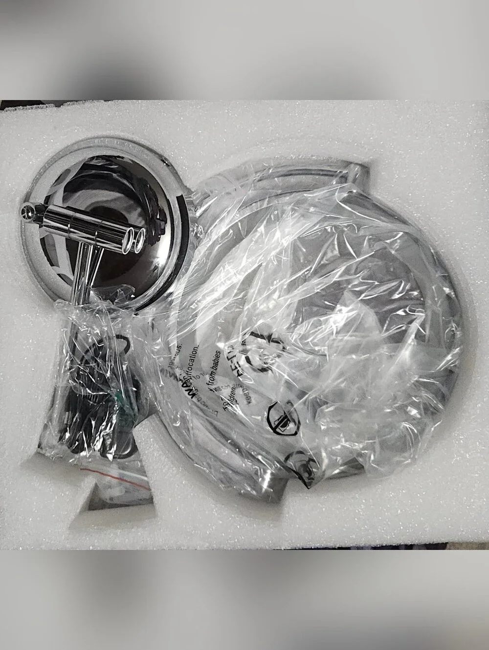 Chrome Wall-Mount 2 Way Lighted Vanity Mirror - Warm LED